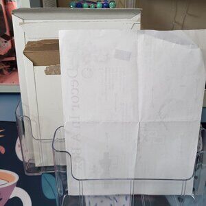 Clear Letter Sized and Brochure Holder - Quantity of 4